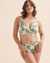 EAU DE SEA Green Floral D Cup Bralette Bikini Top Green floral 01200068 - View1