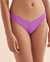 KULANI KINIS Electric Violet Ribbed Cheeky Bikini Bottom Electric Violet BOT216EVR - View1