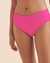 KULANI KINIS Flamingo Pink Ribbed Cheeky High Waist Bikini Bottom Flamingo Pink BOT222FLRIB - View1