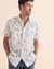 PUBLIC BEACH Linen Short Sleeve Shirt White PB6252BIK - View1