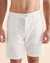 PUBLIC BEACH Linen Bermuda Shorts White PB6801BIK - View1