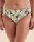 SEA LEVEL Bas de bikini taille mi-haute Tropica Blanc et vert SL4015TC - View1