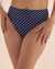 SEA LEVEL Shoreline High Waist Bikini Bottom Navy Stripes SL4516SL - View1