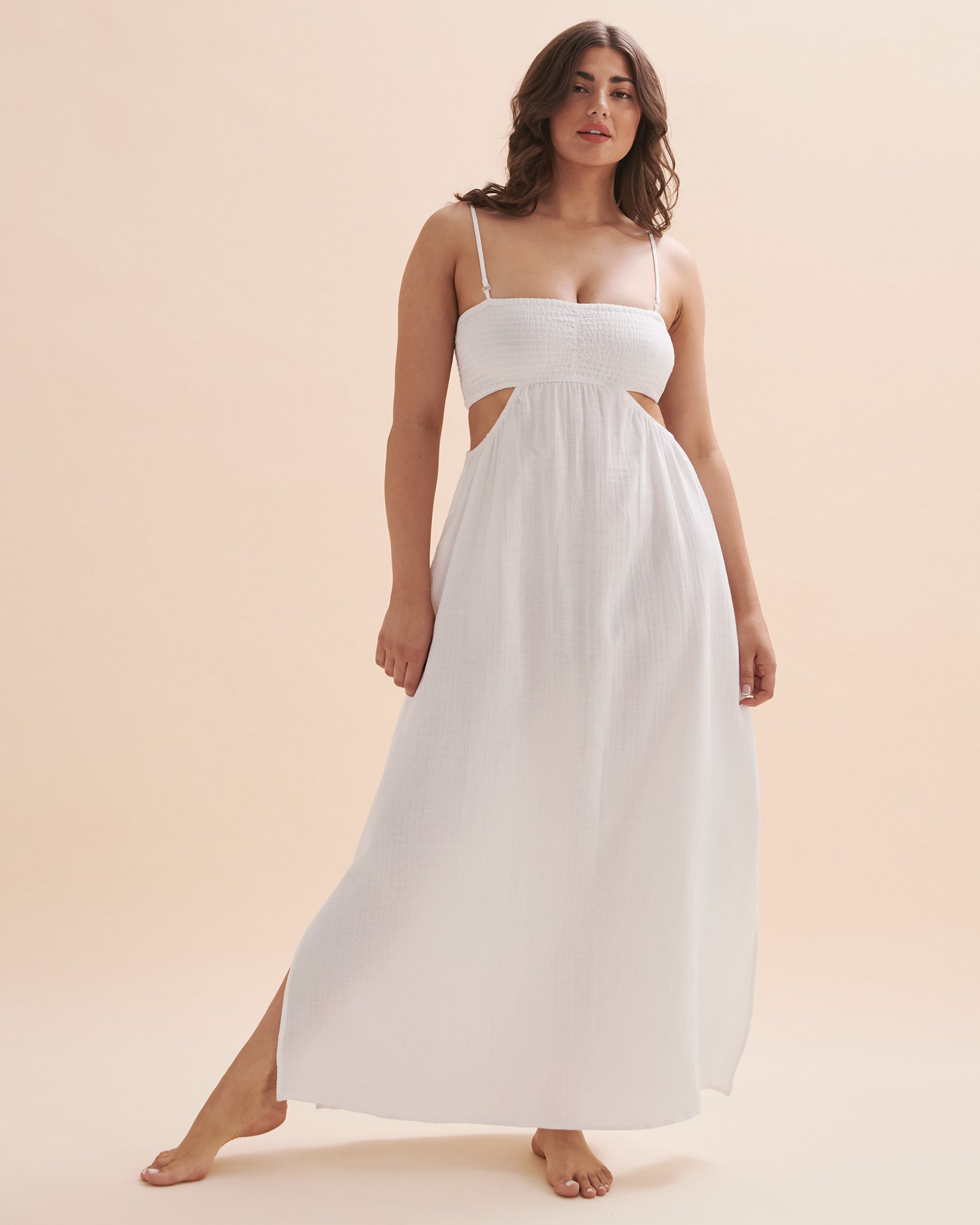 Overswim Cotton Bandeau Maxi Dress