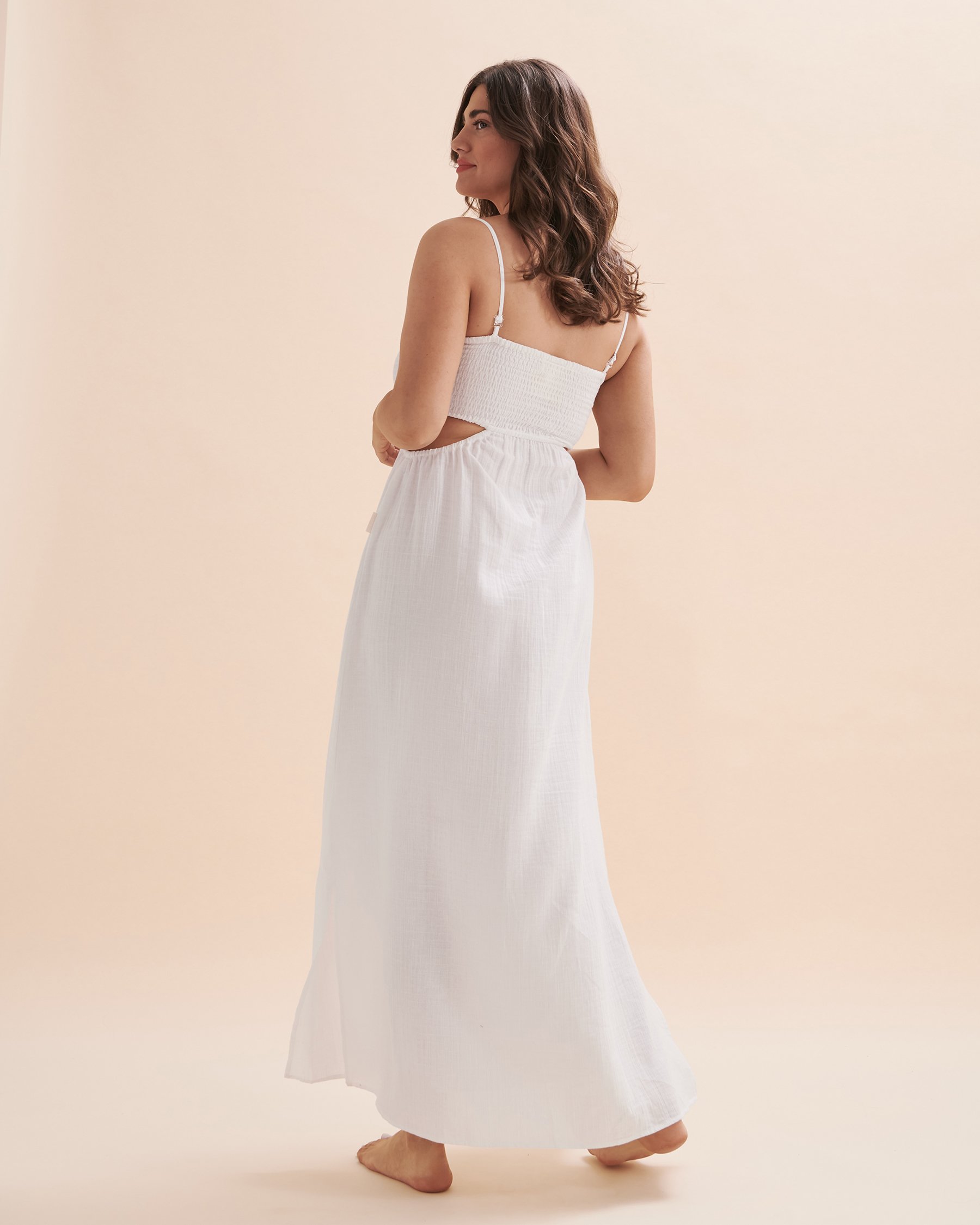 Overswim Cotton Bandeau Maxi Dress