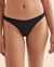 TROPIK Solid Thong Bikini Bottom Black 01300278 - View1