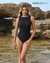 MIRACLESUIT ROCK SOLID High Neck One-piece Swimsuit Black 6537006 - View1