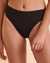 BILLABONG SOL SEARCHER Maui Rider High Waist Bikini Bottom Black ABJX400136 - View1