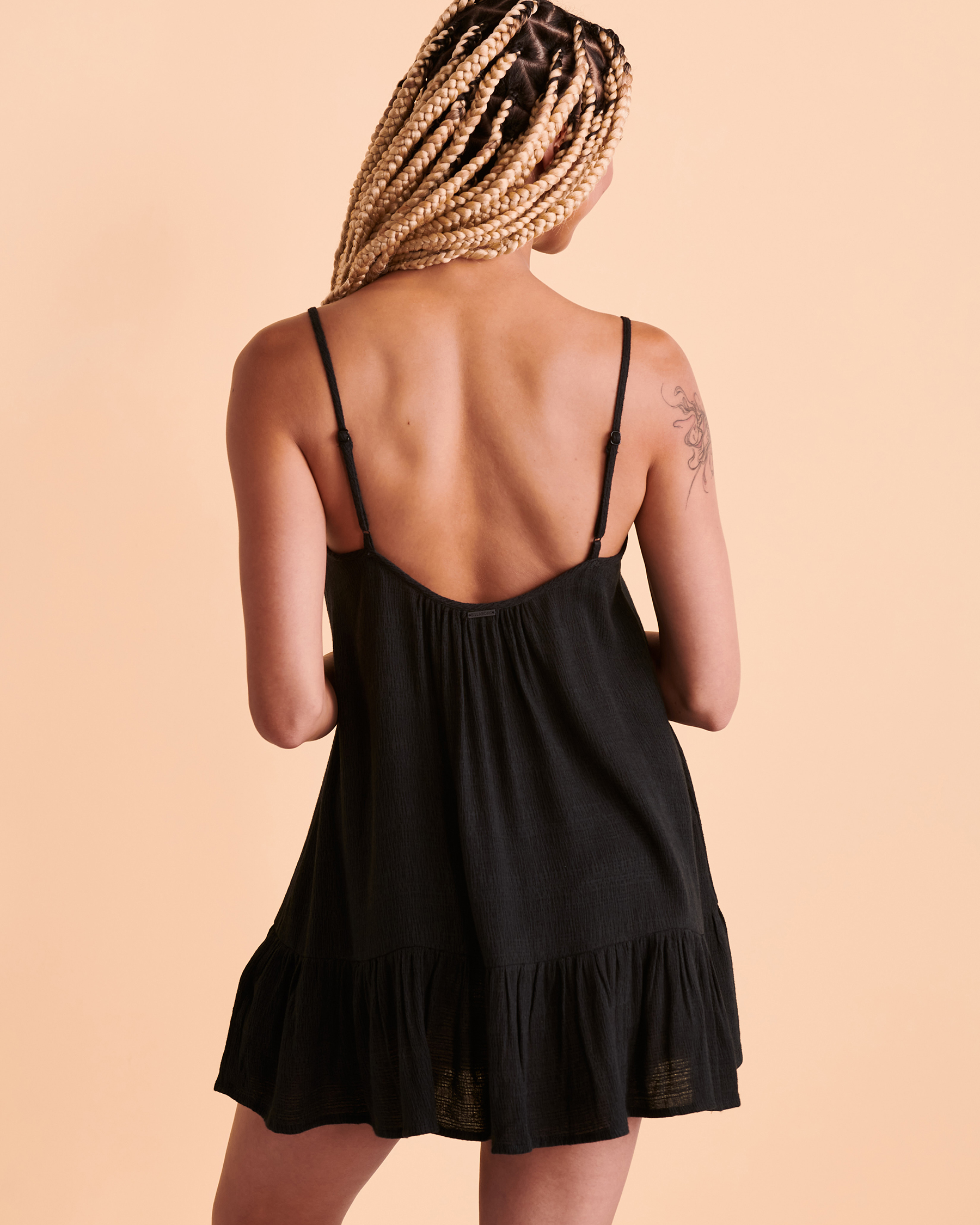 BILLABONG BEACH VIBES Flowy Dress Black ABJX600144 - View2