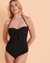 BLEU ROD BEATTIE ALL TIED UP Bandeau Tankini Top Black RBAT23484H - View1