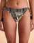 BLEU ROD BEATTIE Bas de bikini noué aux hanches BOLD MOVES Imprimé tropical RBBM23585H - View1
