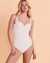 BLEU ROD BEATTIE KORE Bandeau One-piece Swimsuit White RBKK00978 - View1