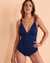 BLEU ROD BEATTIE Maillot une-pièce plissé RING ME UP Marine RBMU23225 - View1