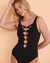 BLEU ROD BEATTIE RING ME UP Ring One-piece Swimsuit Black RBMU23207 - View1