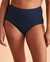 JANTZEN SOLID Shirred Sides Bikini Bottom Blue JZ23170H - View1