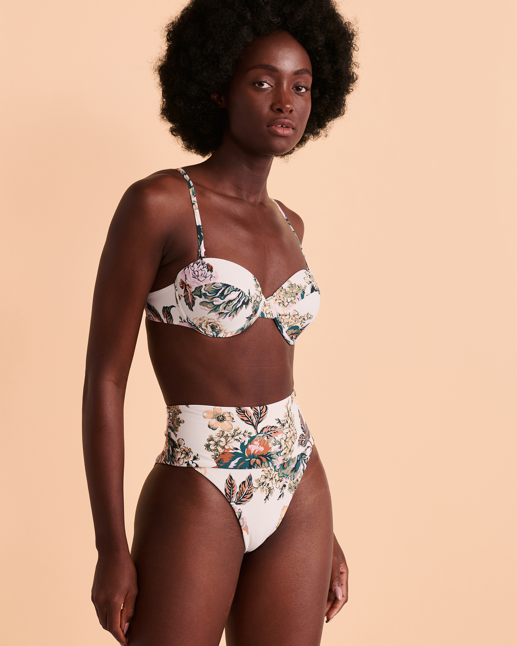 MAAJI JACOBEAN Plunge Bikini Top Floral 2812SUN600 - View3