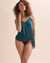 MAGICSUIT SOLIDS Side Tie Tankini Top Teal 6006040 - View1