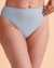 MY BIKINI STORY RIB High Waist Bikini Bottom Aqua 01300164 - View1