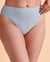 MY BIKINI STORY RIB High Waist Bikini Bottom Aqua 01300164 - View1