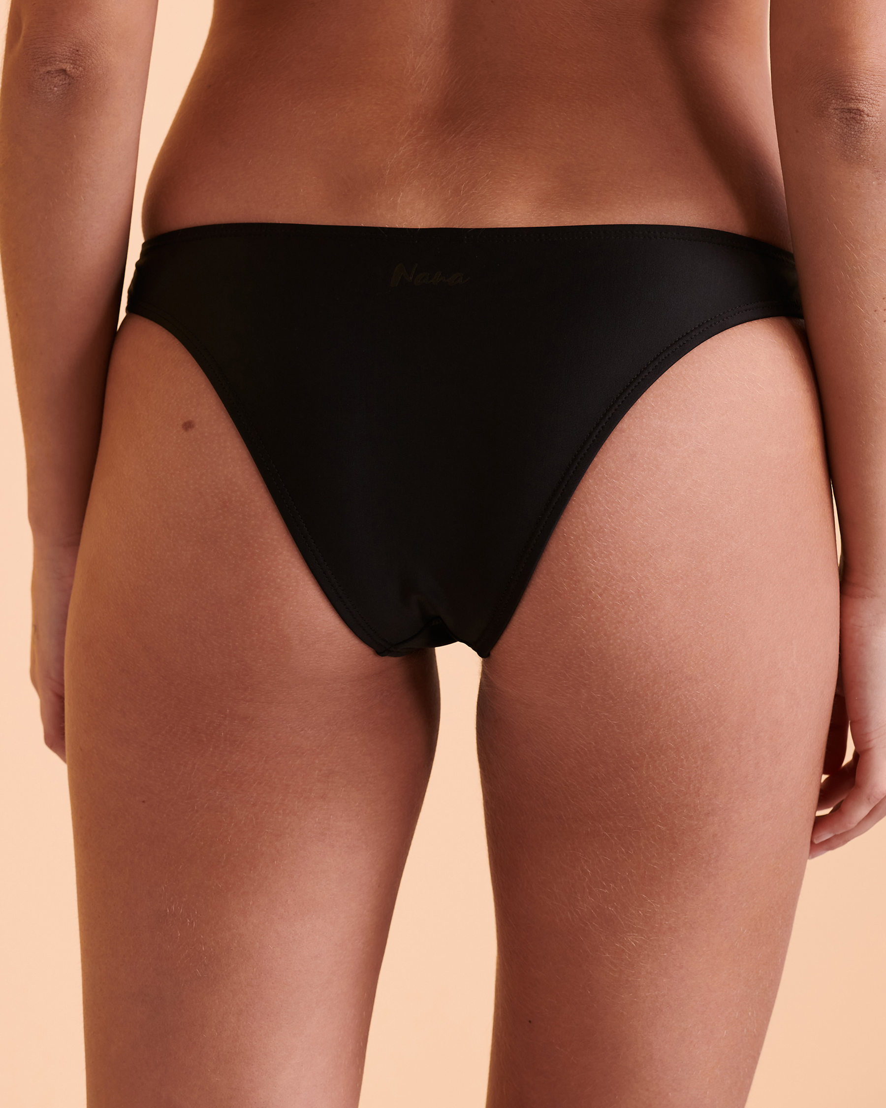 NANA SANTA THERESA Maude High Leg Bikini Bottom Black NZ120 - View3