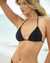 PQ Swim MIDNIGHT Halter Triangle Bikini Top Midnight black MID-774R - View1