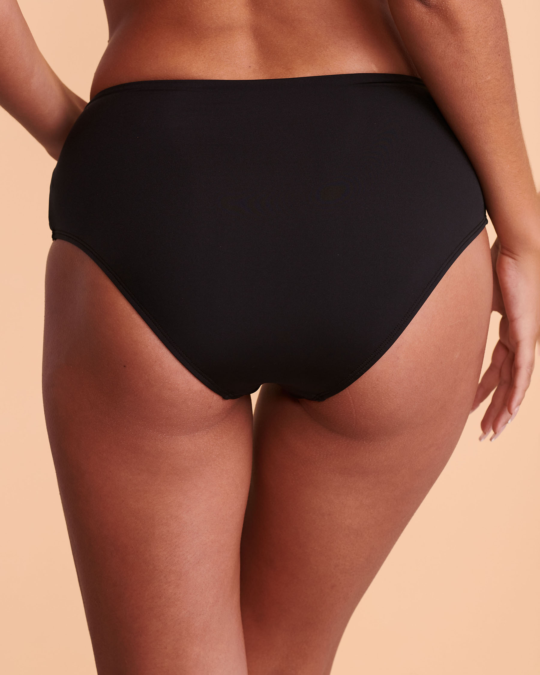 thumbnail image 2 of South Beach Mix & Match Crinkle High Waist Bikini Bottom In Cobalt Blue 2 of 13