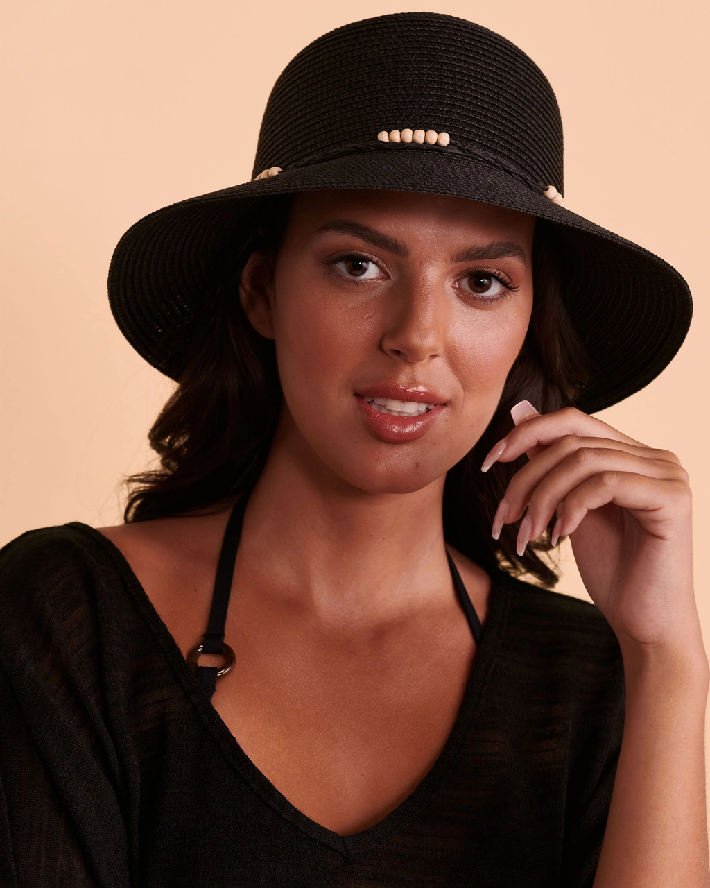 SARAJANE Bucket Hat Black Bikini Village