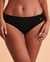 TURQUOISE COUTURE SOLID Folded Waistband Bikini Bottom Black 01300172 - View1