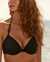 TURQUOISE COUTURE SOLID Push-up Bikini Top Black 01100163 - View1
