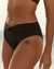 TURQUOISE COUTURE SOLID High Waist Bikini Bottom Black 01300173 - View1