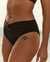 TURQUOISE COUTURE SOLID High Waist Bikini Bottom Black 01300173 - View1