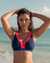 EAU DE SEA Haut de bikini plongeant OCEAN BLUES Marine 01100174 - View1