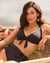 BLEU ROD BEATTIE ALL TIED UP D/DD Cup Front Knot Bikini Top Black RBAT23121DH - View1