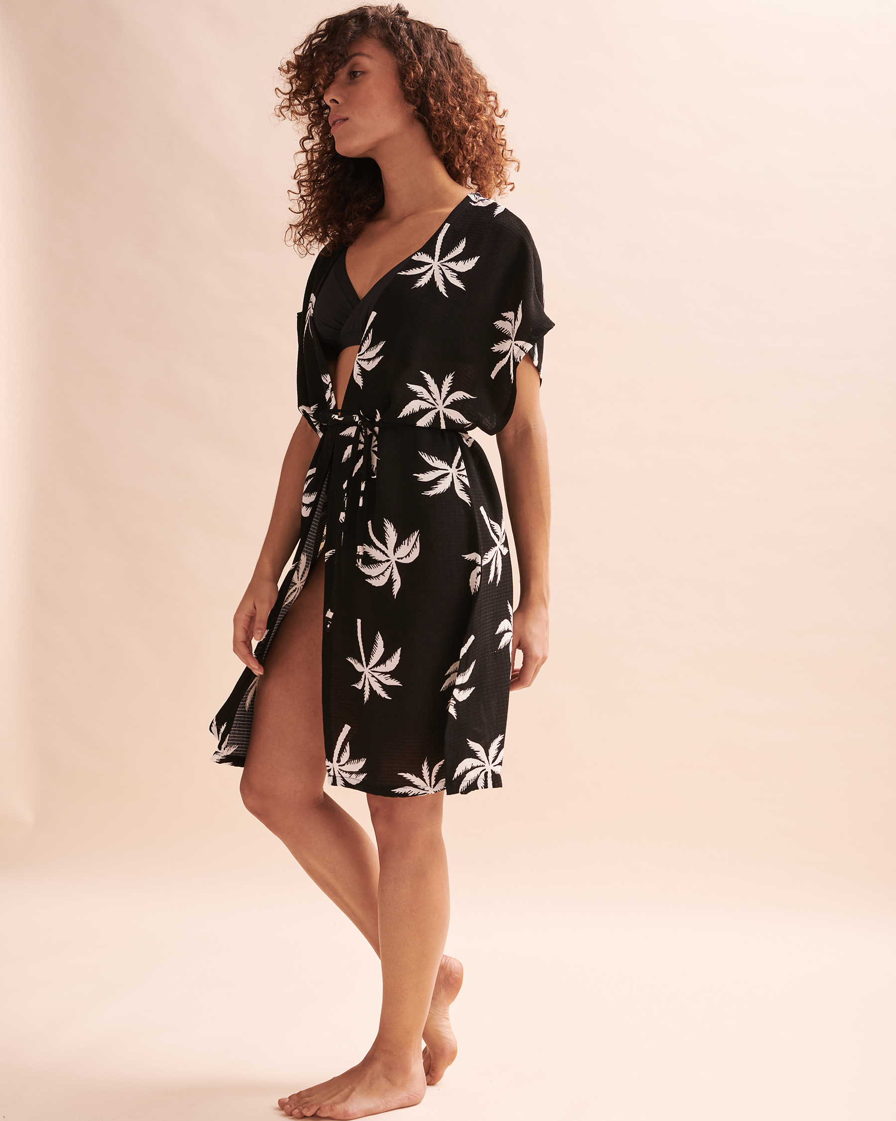 COVER ME SANDSTORM Cover-up Palm tree 23052886 - View3