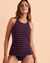 NAUTICA Haut tankini encolure haute CATCH OF THE DAY Rayures rouges 8L2CD28 - View1