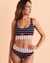 NAUTICA CATCH THE DAY Bralette Bikini Top Stripes 8L3CD46 - View1