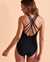 NAUTICA HERITAGE Strappy Back One-piece Swimsuit Navy and red 8L3HR20 - View1
