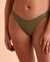 ROXY Bas de bikini cheeky jambe haute CURRENT COOLNESS Vert ERJX404580 - View1