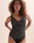 SEA LEVEL SHORE LINE Cross Front Tankini Top Black SL3409SL - View1