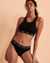 SEATONIC Haut de bikini encolure haute RIB Noir 01100175 - View1