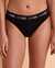 SEATONIC RIB Thong Bikini Bottom Black 01300189 - View1