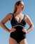 SEA LEVEL ELITE Plunge One-piece Swimsuit Black SL1576EL - View1