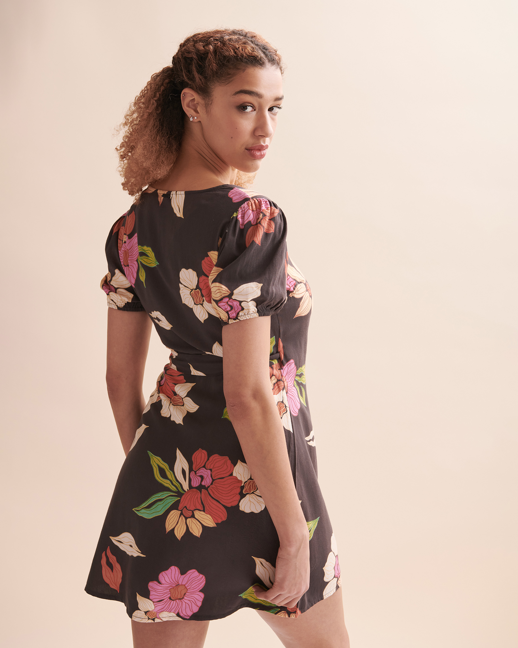 Hot tropics skater online dress
