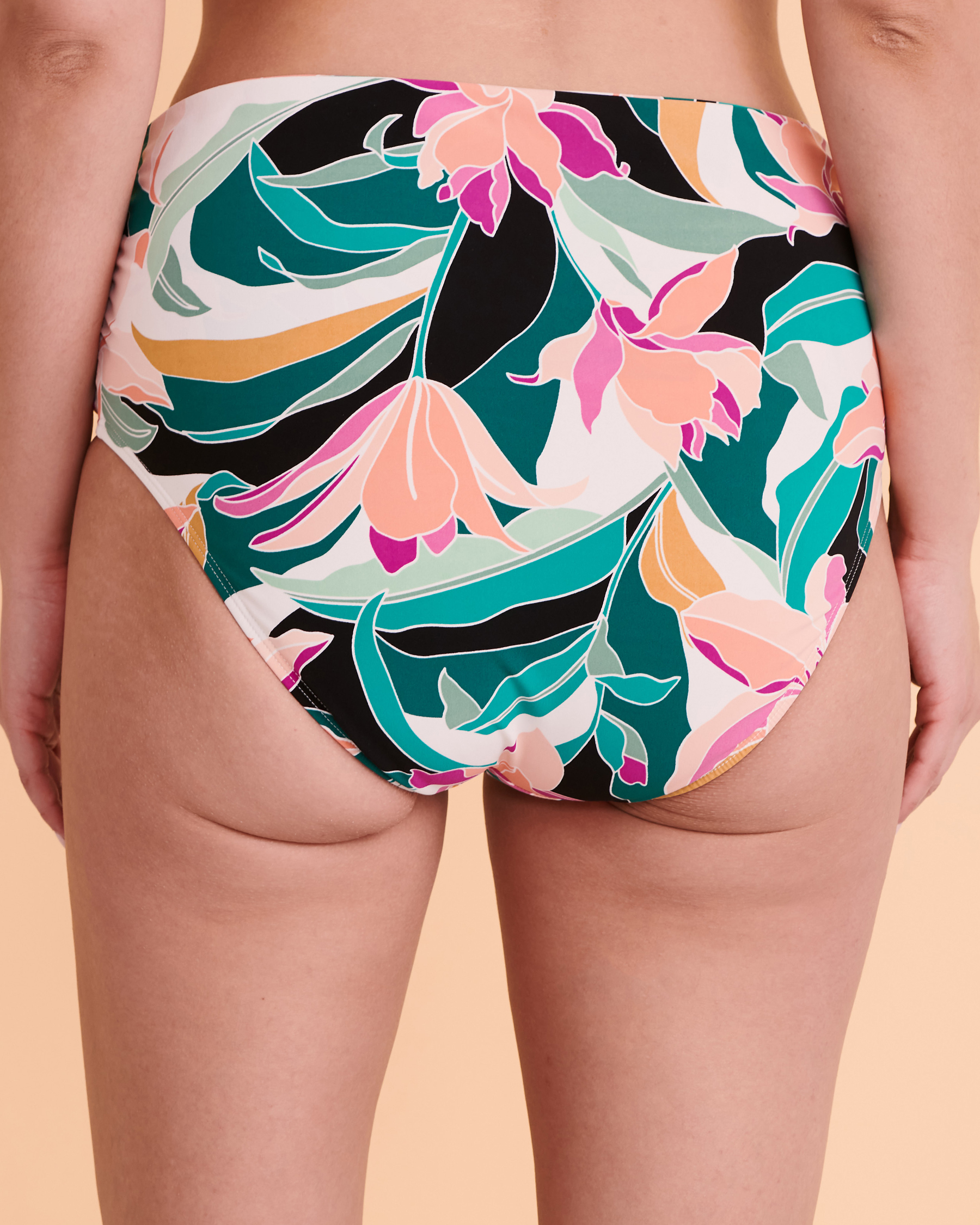 CHRISTINA Vacay Bound Foldable Waistband Bikini Bottom Tropical print 30VB3043 - View6