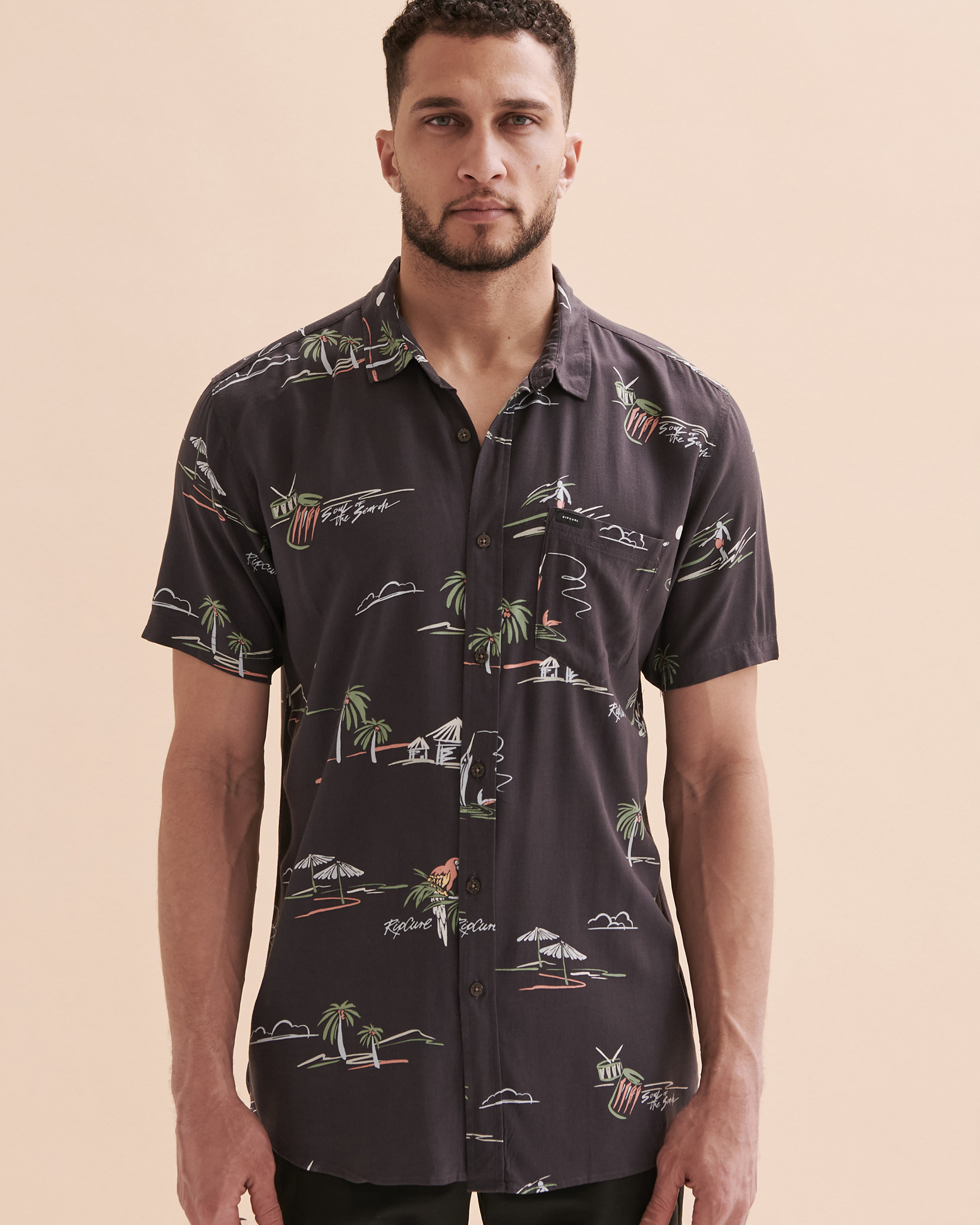 RIP CURL Party Pack Short Sleeve Button-down Shirt - Island | Bikini ...