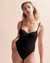 ROXY Rib Roxy Love Ribbed One-piece Swimsuit Black ERJX103445 - View1