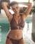 SANTEMARE Moonscape Ribbed Triangle Bikini Top Purple 01100181 - View1