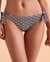 TURQUOISE COUTURE Bas de bikini noué aux hanches Geo Imprimé géométrique 01300200 - View1