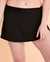 TURQUOISE COUTURE Solid Skirt Bikini Bottom Black 01300202 - View1