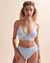 TROPIK Chambray Blue Bralette Bikini Top Light blue 01100179 - View1